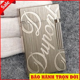 Bật lửa Dopont chữ chìm màu trắng D03T