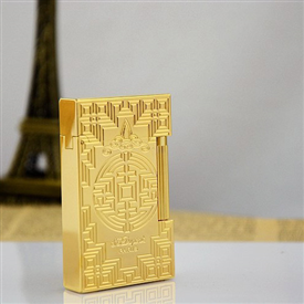 Bật lửa Dupont nguyên khối vàng cổ điển D23