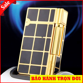 Bật lửa Dupont kẻ vuông D25V