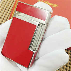 Bật lửa Dupont sơn mài đỏ trơn D61