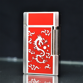 Bật lửa Dupont sơn mài hình rồng D78T