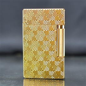 Bật lửa ST Dupont Hong Kong ô vuông đẹp D98V