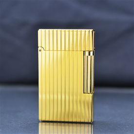 Bật lửa ST Dupont kẻ dọc màu vàng D154V